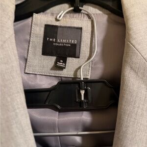 The Limited Women's Gray Jacket Pant Suit